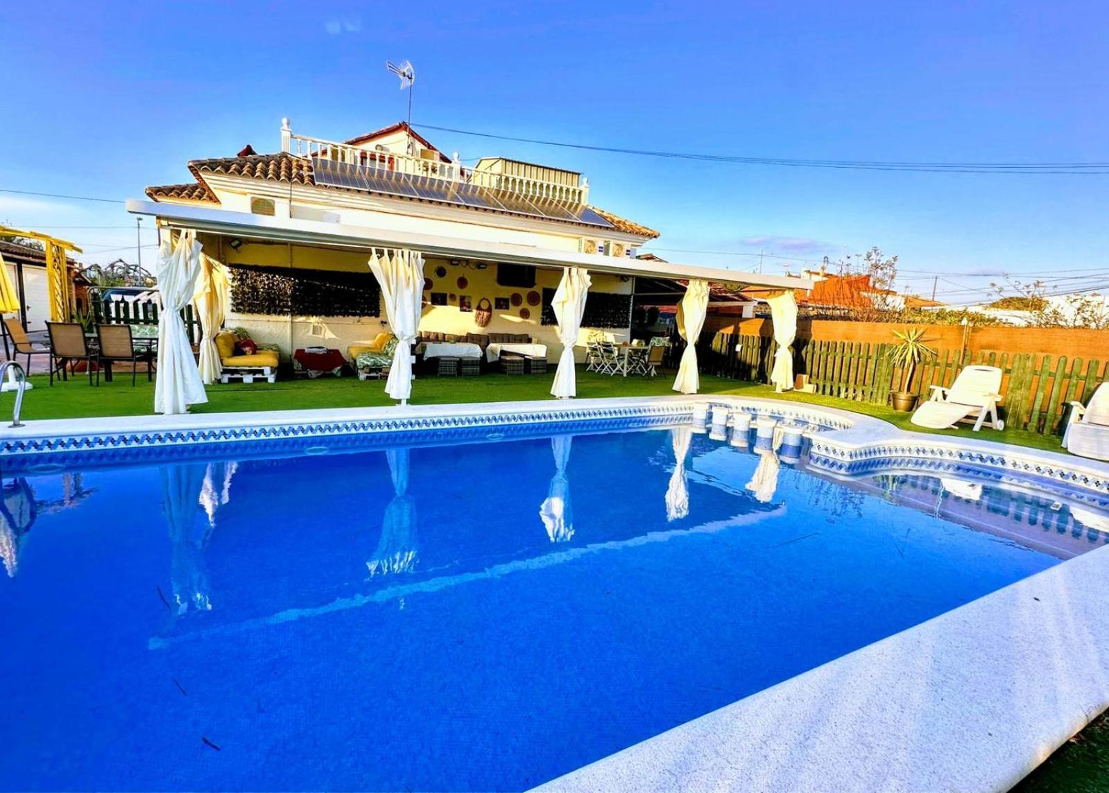 Casa Rural A 4Km De Murcia Con Piscina Y Spa Caliente Exterior foto