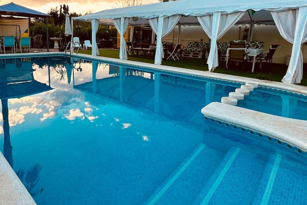 Casa Rural A 4Km De Murcia Con Piscina Y Spa Caliente Exterior foto